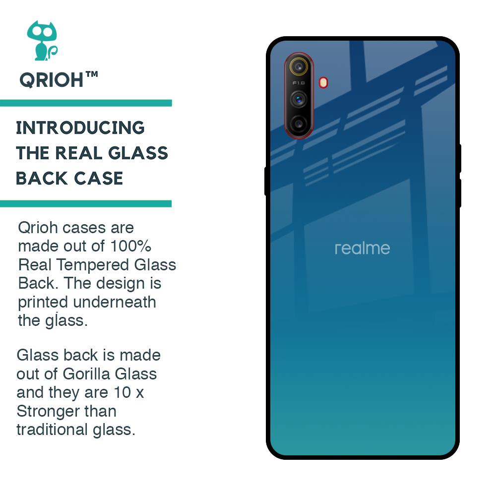 Celestial Blue Glass Case For Realme C3