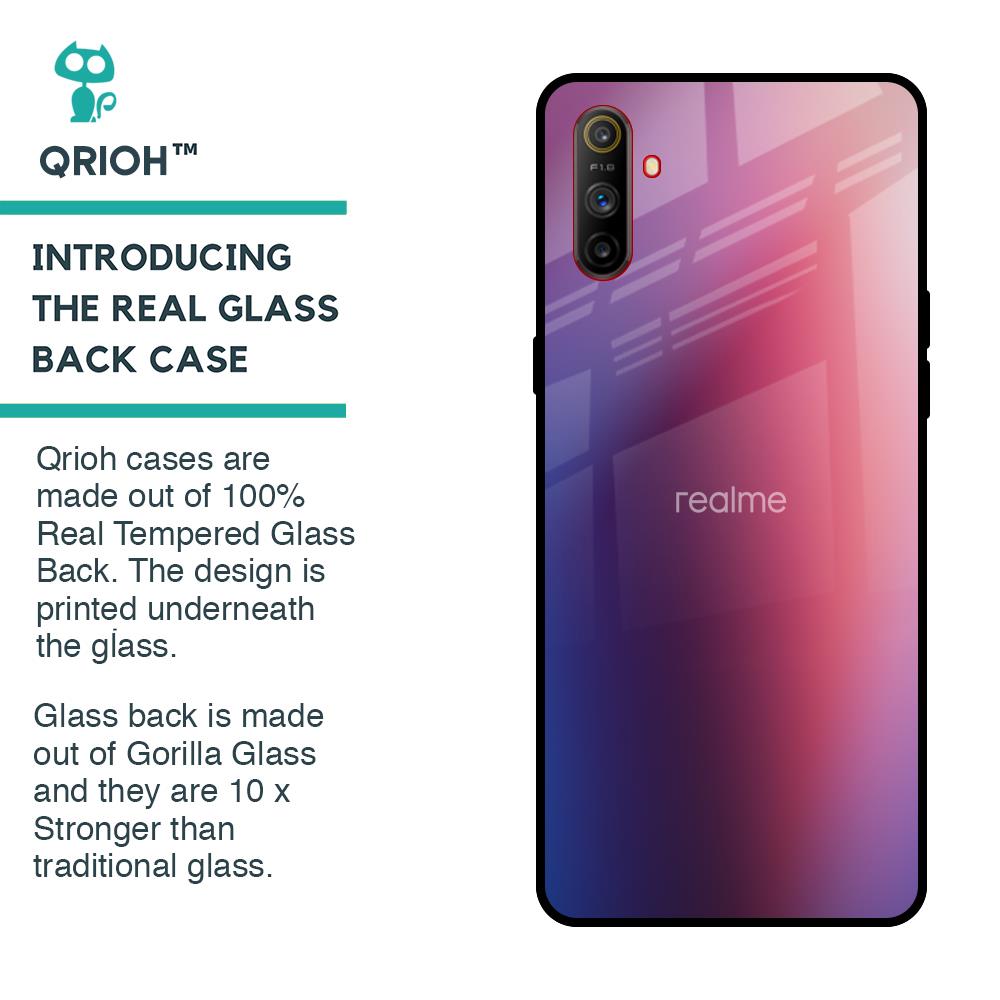 Multi Shaded Gradient Glass Case for Realme C3