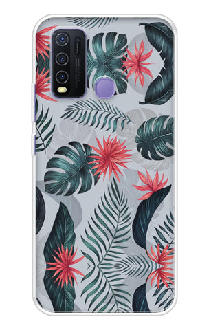 Retro Floral Leaf Vivo Y50 Back Cover