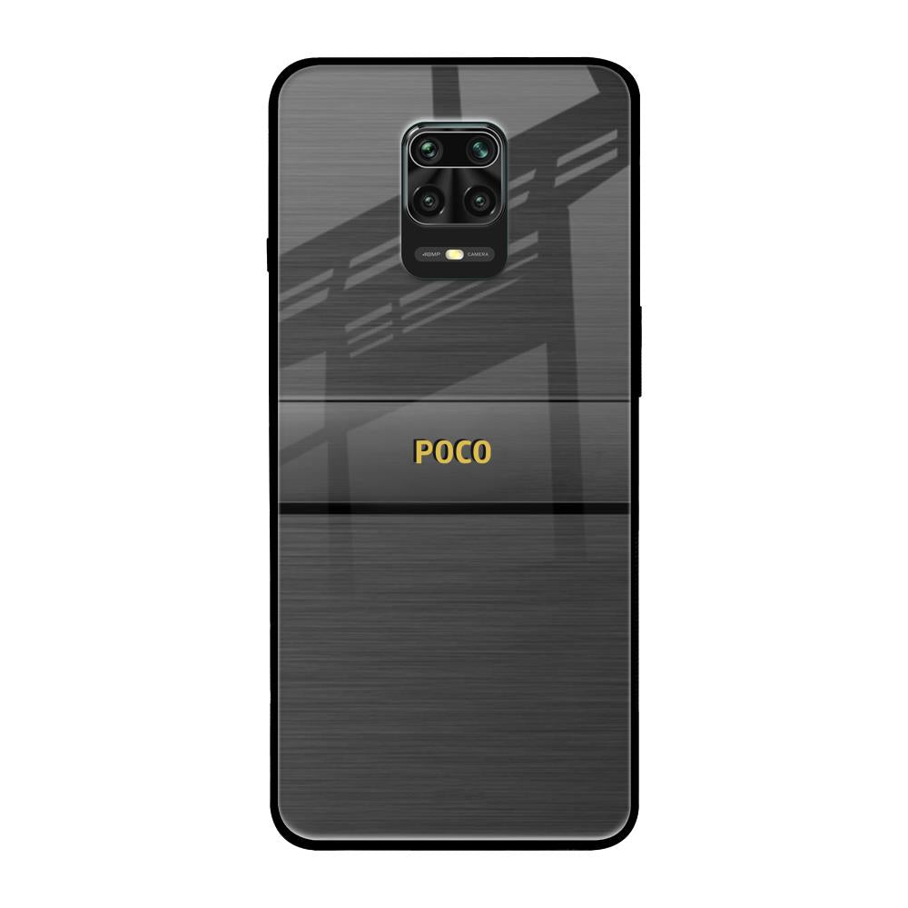 Grey Metallic Glass Poco M2 Pro Glass Back Cover Online