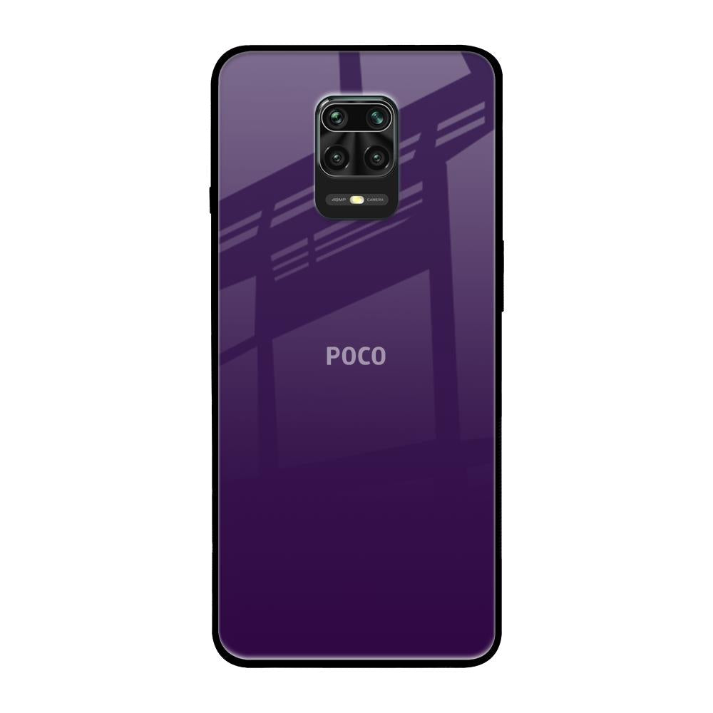Dark Purple Poco M2 Pro Glass Back Cover Online