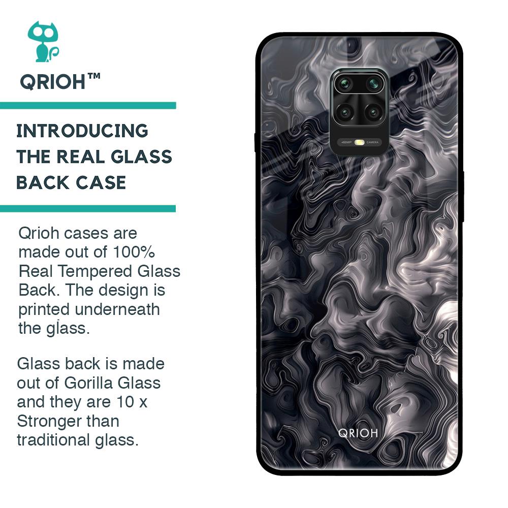 Cryptic Smoke Glass Case for Poco M2 Pro