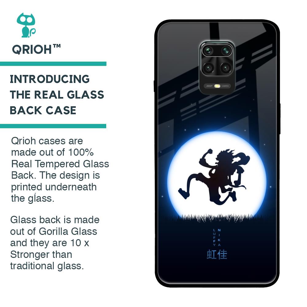 Luffy Nika Glass Case for Poco M2 Pro