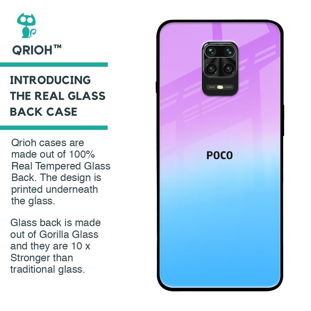 Unicorn Pattern Glass Case for Poco M2 Pro
