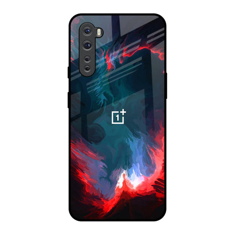 Brush Art OnePlus Nord Glass Back Cover Online