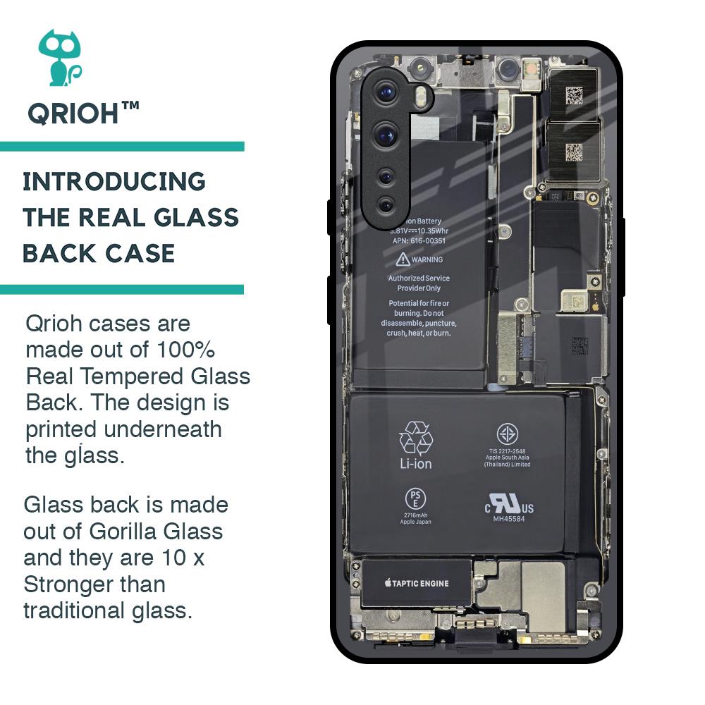 Skeleton Inside Glass Case for OnePlus Nord