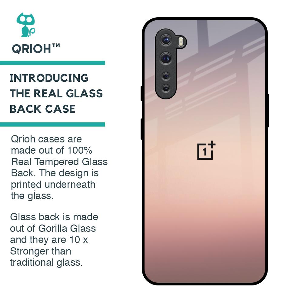Golden Mauve Glass Case for OnePlus Nord