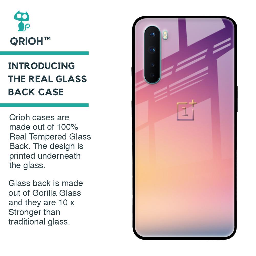 Lavender Purple Glass case for OnePlus Nord