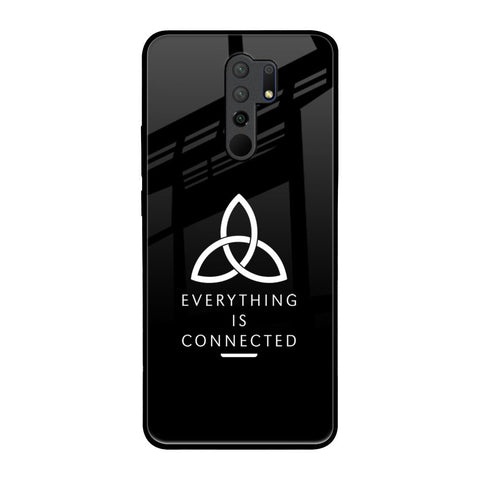 Everything Is Connected Redmi 9 prime Glass Back Cover Online