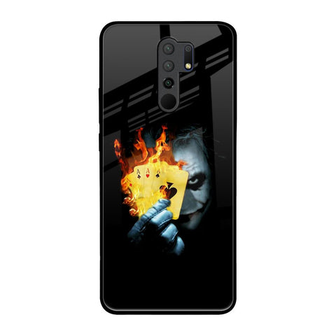 AAA Joker Redmi 9 prime Glass Back Cover Online