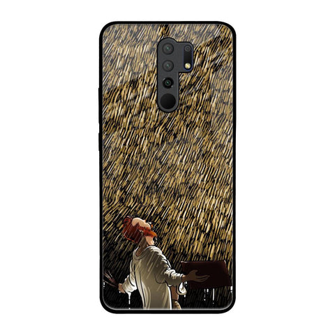 Rain Festival Redmi 9 prime Glass Back Cover Online