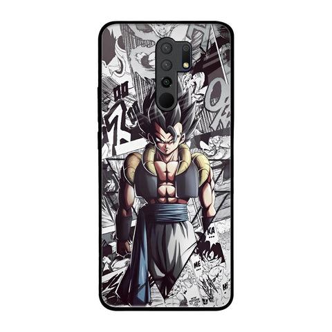 Dragon Anime Art Redmi 9 prime Glass Back Cover Online