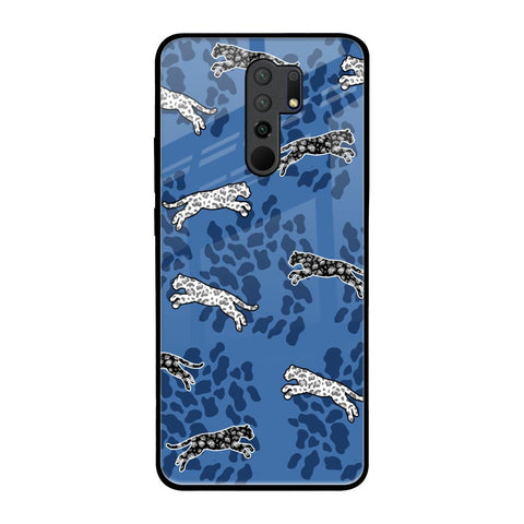 Blue Cheetah Redmi 9 prime Glass Back Cover Online