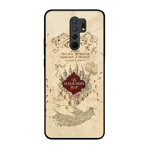 Magical Map Redmi 9 prime Glass Back Cover Online