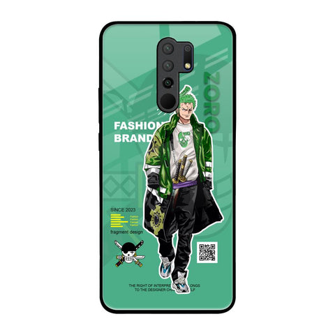 Zoro Bape Redmi 9 prime Glass Back Cover Online