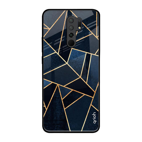 Abstract Tiles Redmi 9 prime Glass Back Cover Online