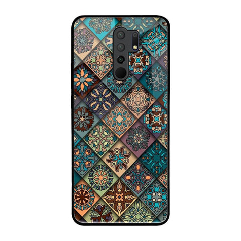 Retro Art Redmi 9 prime Glass Back Cover Online