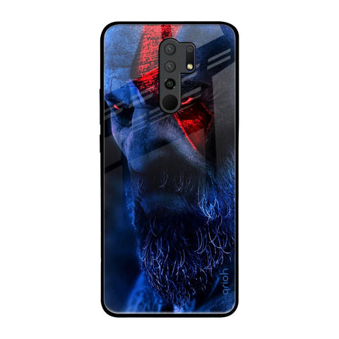 God Of War Redmi 9 prime Glass Back Cover Online