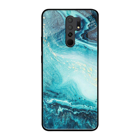 Sea Water Redmi 9 prime Glass Back Cover Online