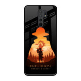 Luffy One Piece Redmi 9 prime Glass Back Cover Online
