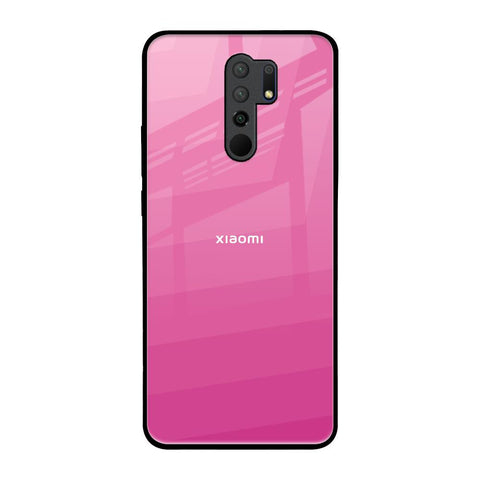 Pink Ribbon Caddy Redmi 9 prime Glass Back Cover Online