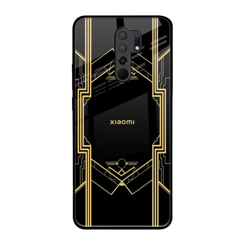 Sacred Logo Redmi 9 prime Glass Back Cover Online