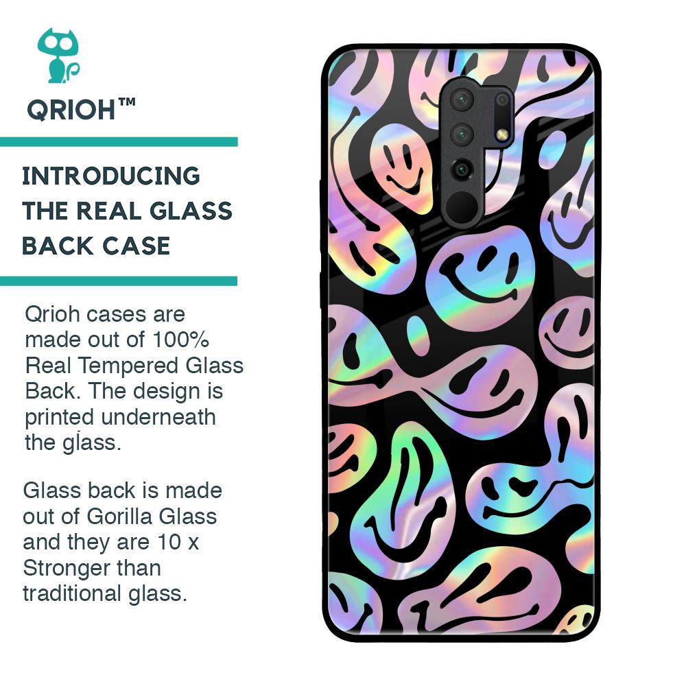Acid Smile Glass Case for Redmi 9 prime