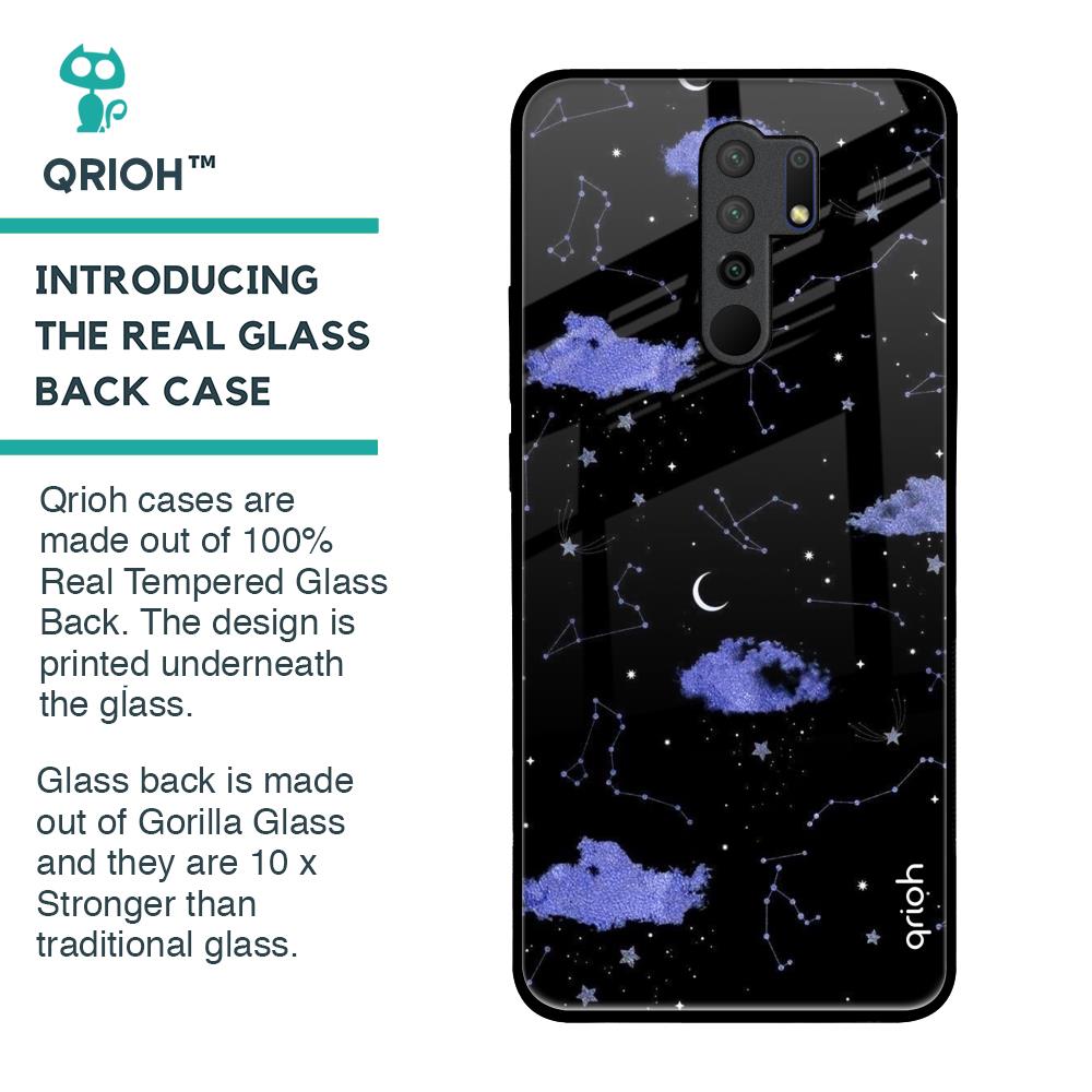 Constellations Glass Case for Redmi 9 prime
