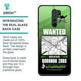 Zoro Wanted Glass Case for Redmi 9 prime