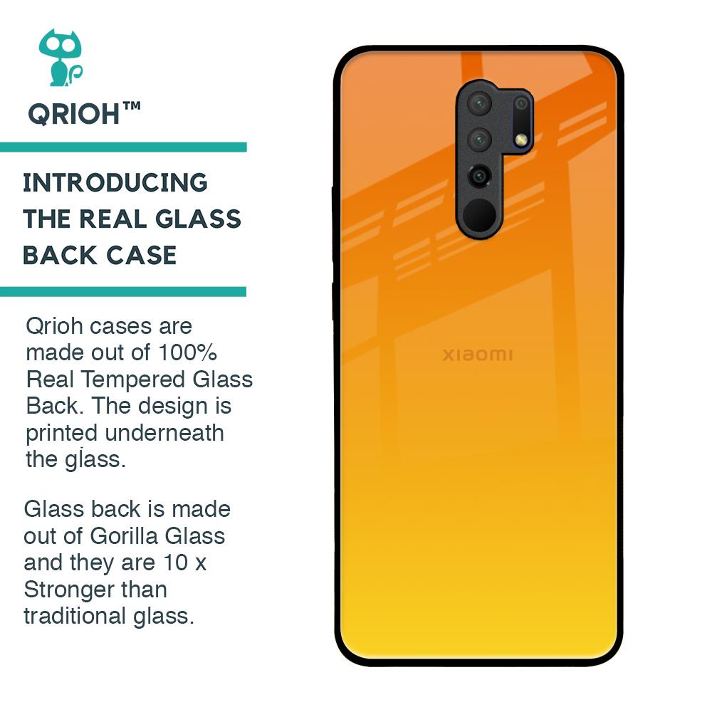Sunset Glass Case for Redmi 9 prime