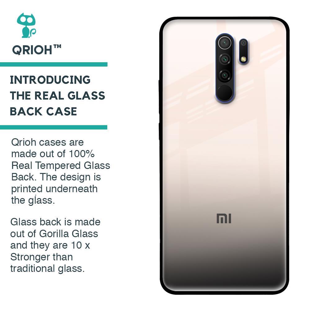 Dove Gradient Glass Case for Redmi 9 Prime