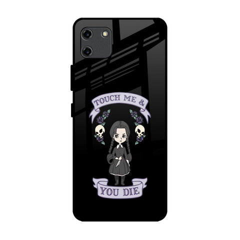 Touch Me & You Die Realme C11 Glass Back Cover Online
