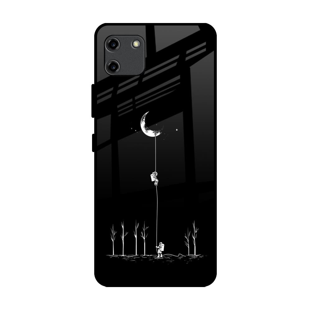 Catch the Moon Realme C11 Glass Back Cover Online