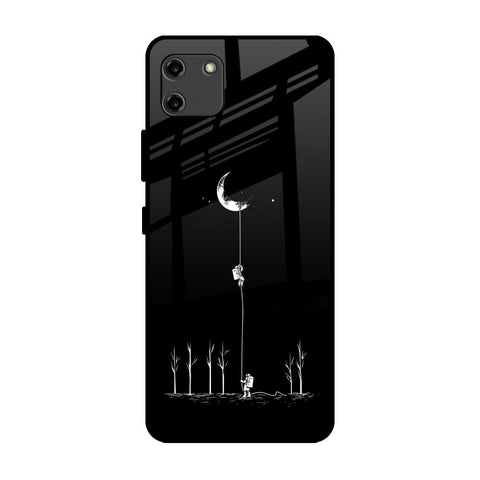 Catch the Moon Realme C11 Glass Back Cover Online