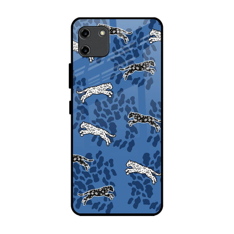 Blue Cheetah Realme C11 Glass Back Cover Online