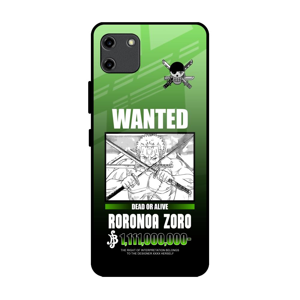 Zoro Wanted Realme C11 Glass Back Cover Online