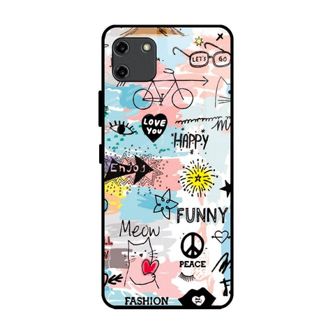 Just For You Realme C11 Glass Back Cover Online