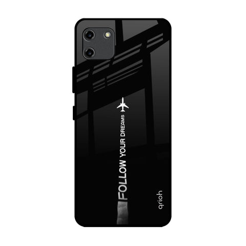 Follow Your Dreams Realme C11 Glass Back Cover Online