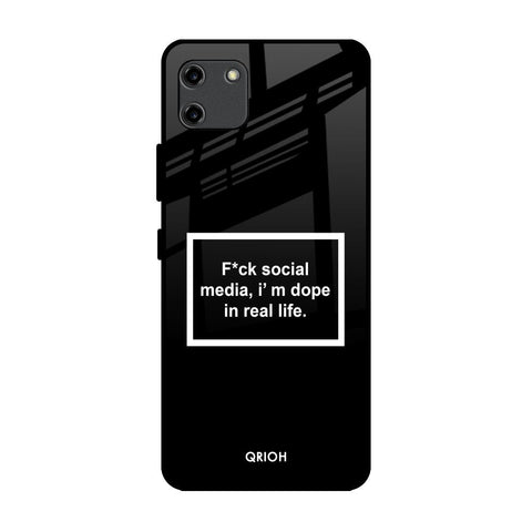 Dope In Life Realme C11 Glass Back Cover Online