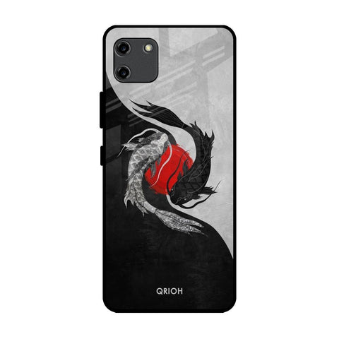 Japanese Art Realme C11 Glass Back Cover Online