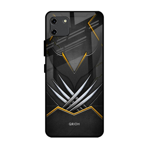 Black Warrior Realme C11 Glass Back Cover Online