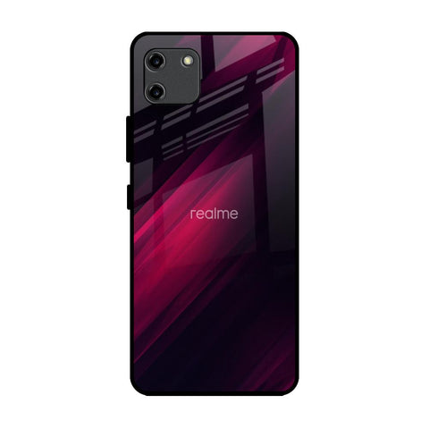 Razor Black Realme C11 Glass Back Cover Online