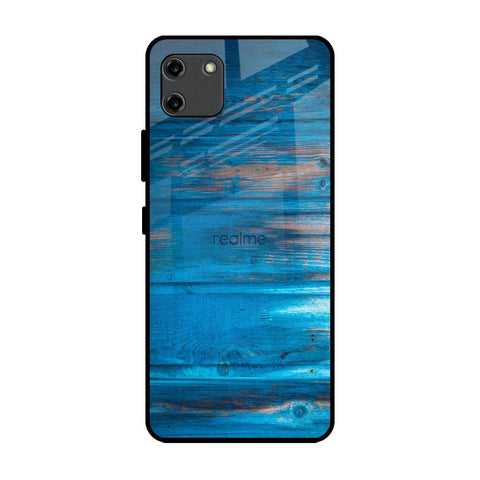 Patina Finish Realme C11 Glass Back Cover Online