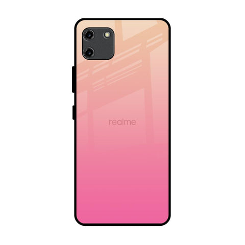 Pastel Pink Gradient Realme C11 Glass Back Cover Online