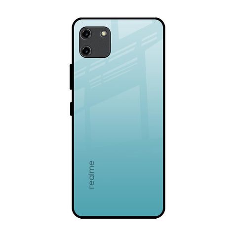 Arctic Blue Realme C11 Glass Back Cover Online