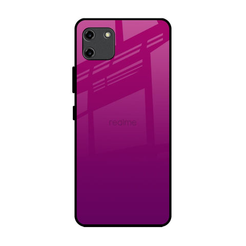 Magenta Gradient Realme C11 Glass Back Cover Online