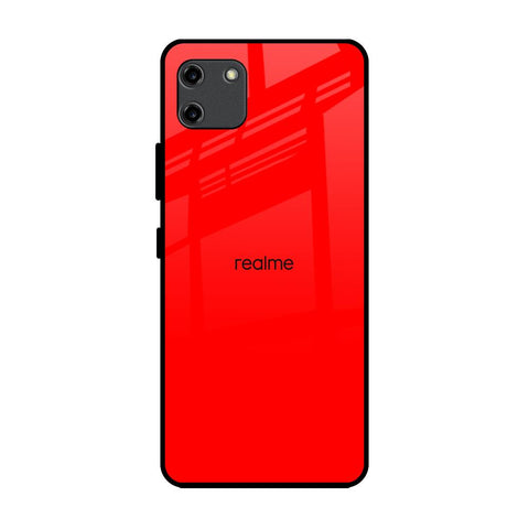Blood Red Realme C11 Glass Back Cover Online