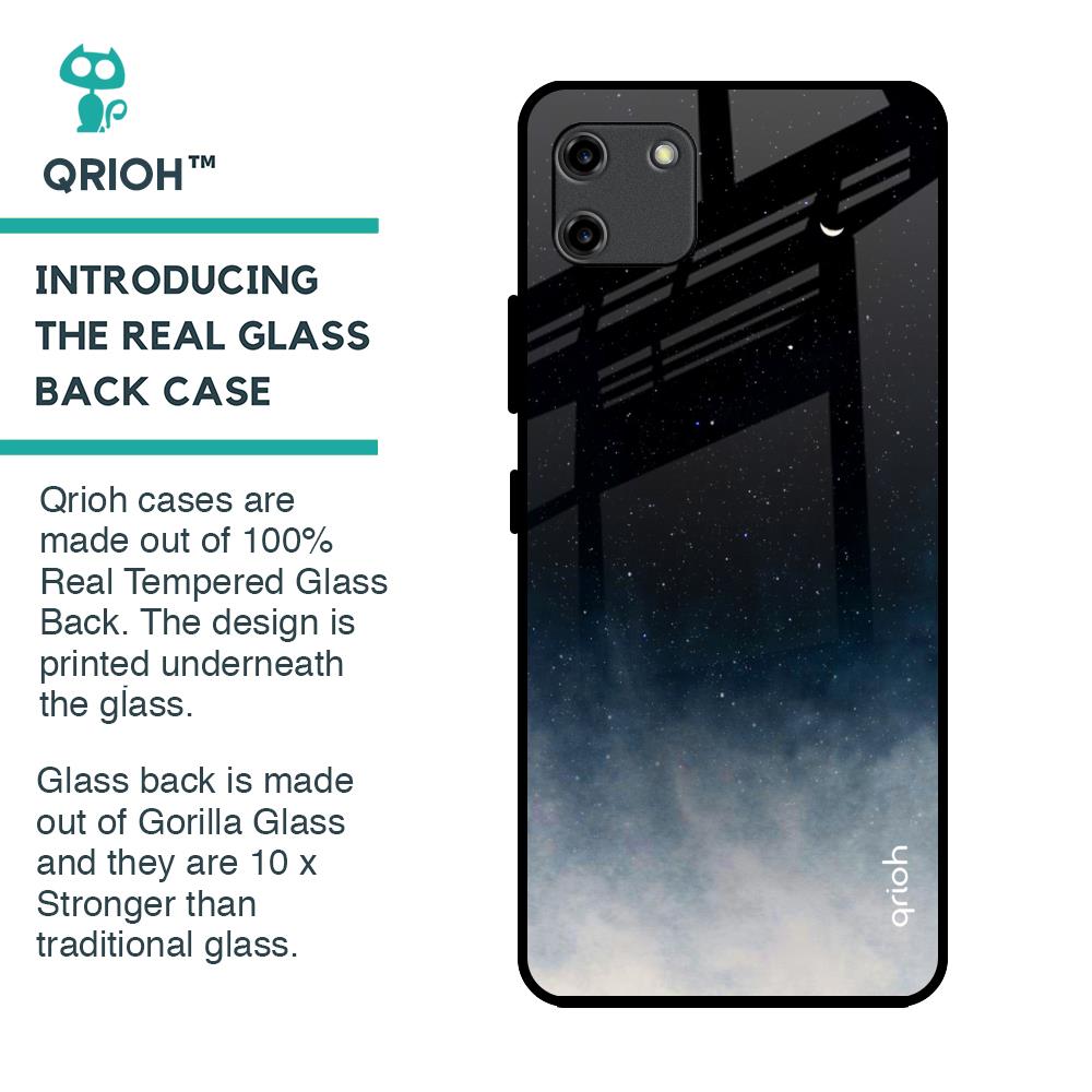 Black Aura Glass Case for Realme C11