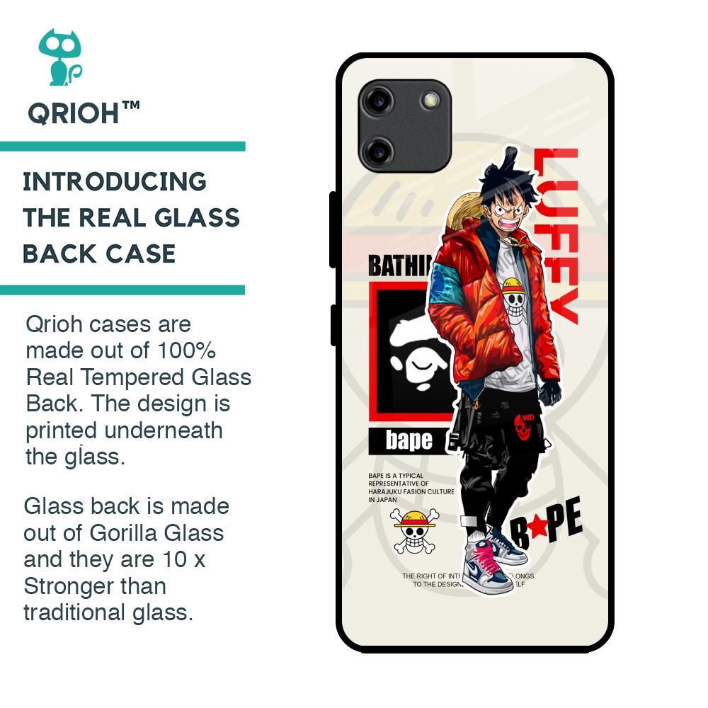 Bape Luffy Glass Case for Realme C11
