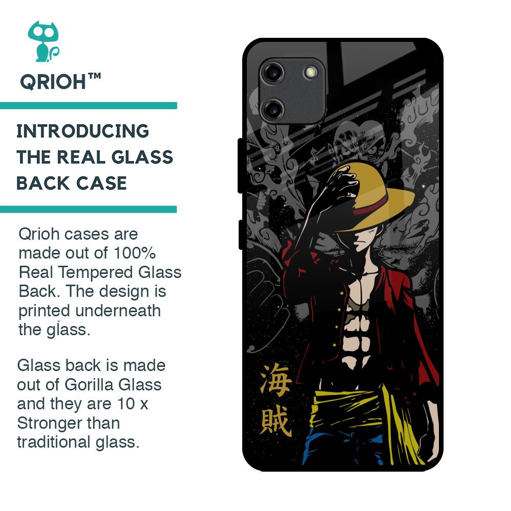 Dark Luffy Glass Case for Realme C11